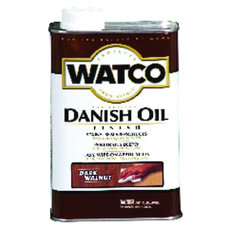 Watco Watco Transparent Dark Walnut Oil-Based Danish Oil 1 pt 242221